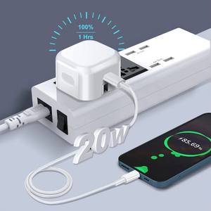 Kit de charge rapide 20W avec câbles Type-C et 8 broches pour <span class=keywords><strong>Iphone</strong></span> 14 15 16 17 Pro Max, prêt pour boîte cadeau de luxe - Product Image 5