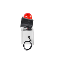 Bouton d'urgence à une touche avec buzzer à haut niveau sonore et lumière stroboscopique LED rouge