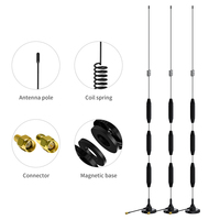 Antena Magnética de Alta Ganancia 9dBi para LTE 4G en Exteriores, con Conector SMA, RG58 LMR195 RG174, Polarización Vertical para IoT