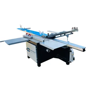 CNC Sliding Table Panel Saw with Support Swing Arm Sliding Guide Cutting Saw Fence System Saw Woodworking Sliding Table Panel
