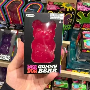 Needoh <b>Gummy</b> <b>Bear</b> Squeeze Toy Slow Rebound Soft Squeeze Ball Cute Candy <b>Bear</b> Shape for All Ages Pressure Relief - Product Image 1
