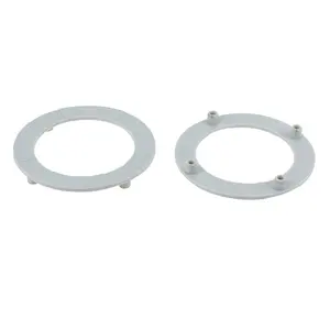 O-ring piatti in gomma siliconica sagomata resistente al calore con guarnizione di tenuta in gomma siliconica con foro