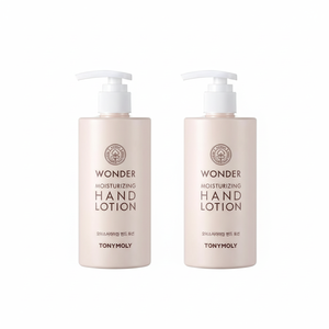 Tonymoly Wonder idratante lozione per le mani 300ml 2ea Vegan nutriente minerale burro di karité acido ialuronico lavanda vitamina C OEM - Product Image 1
