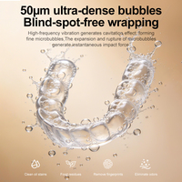 Nettoyeur ultrasonique UV pour bijoux, montres, prothèses dentaires, aligneurs, gouttières et protège-dents
