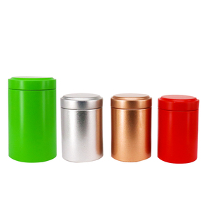 Top Food Grade Silver Gold Black Rose Gold Round Aluminium Tinplate Can With Screw Lid <strong>Small</strong> Round Coffee Spice Tea Metal Jar - Product Image 5