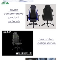 Chaise de jeu de course haut de gamme Wayon, chaise d'ordinateur ergonomique pour bar à internet en gros