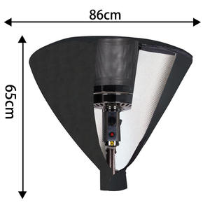210Dt Silver-Coated Outdoor <b>Heater</b> Cover Waterproof Sunproof and Dustproof Oxford Cloth for <b>Gas</b> Patio <b>Heaters</b> for Camping - Product Image 3