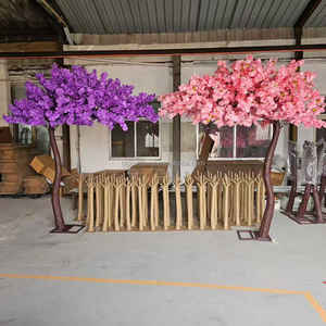 <span class=keywords><strong>Centro</strong></span> de Mesa para Boda BL-AP18, Árbol de Cerezo Artificial Color Blanco Champán para Decoración de Mesa de Boda - Product Image 3