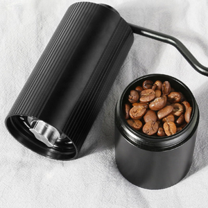 420 Stainless Steel Burr Homeuse Espresso Mini <b>Small</b> Hand Mill Portable Manual Coffee <b>Grinder</b> with Wood Handle - Product Image 5