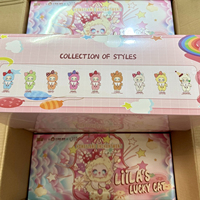 100% authentique 8 pièces/boîte Liilas chat chanceux V3 Honeyland enchantement série vinyle en peluche boîtes aveugles belles poupées décoratives pendentif