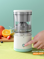 Mini Fast Portable Fresh Silver Juice Juicer Nyaman USB Rechargeable Cordless Fresh Orange Juice