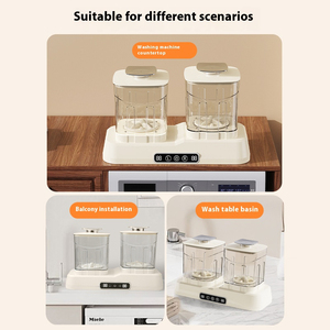 Garantía de calidad Mini lavadora portátil Semiautomática Inglés USB multifuncional para uso doméstico Batería de plástico - Product Image 4