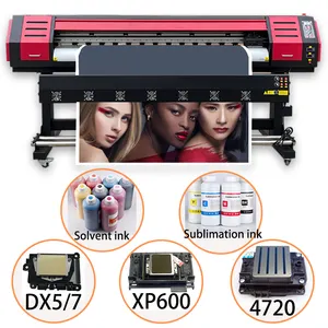 TIFFAN derramar imprimante emballage tecnologia mc 1.6m impressora de grande formato dx7 impressora jato de tinta de grande formato-