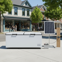 Морозильный ларь Tunto Green Power T2-BD-1380L 1380 л с верхней загрузкой, на солнечной энергии, для коммерческого и домашнего использования, с компрессорным охлаждением (-23°C) для рыбы