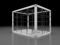 La structure pour les maisons préfabriquées modernes en conteneurs et les maisons transportables est en acier galvanisé et conçue sur mesure