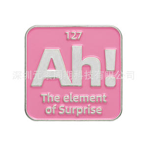 <b>Periodic</b> Science Creative Metal Brooches 3x3cm Alloy Pin For <b>Bags</b> Clothing Fashion Accessory - Product Image 5