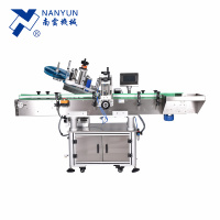 NY-822C automatique stand up conique conique ronde bouteille de remplissage bouchage étiquetage machine avec imprimante