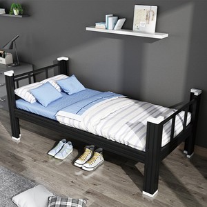 Meubles de chambre à coucher pour adulte, cadre métallique Extra <span class=keywords><strong>confortable</strong></span>, nouveau Design, lit métallique, bon marché - Product Image 1