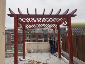 ศาลาสวนอลูมิเนียมอัลลอยด์กลางแจ้งศาลาองุ่นทรงแปดเหลี่ยมหรูหราศาลาสวนอลูมิเนียมสวนศาลากลางแจ้ง - Product Image 6