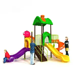 Grosir 3 1 set kids slide ayunan-Outdoor Lucu -- Taman Hiburan Ayunan Taman Bermain Anak