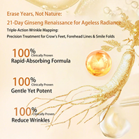 Sérum raffermissant au ginseng OEM/ODM Tonique à l'essence hydratant anti-rides pour les femmes Soins du visage anti-âge naturels