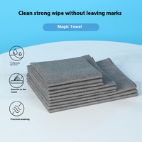 Kain Lap Ajaib Mikrofiber Termal WUJI Grosir Pabrik 40x40 Persegi, Dapat Digunakan Kembali, Basah/Kering, untuk Kamar Mandi, Kaca, Cermin, dan Permukaan Lainnya