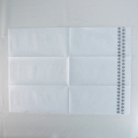 Serviettes de table jetables écologiques en papier Airlaid, douces et sans peluches, en rouleau, pour la restauration et les restaurants
