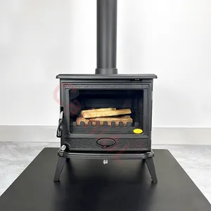 Estufa de cocina de leña de calidad europea con horno Excelente rendimiento Estufa de chimeneas de leña de alta calefacción