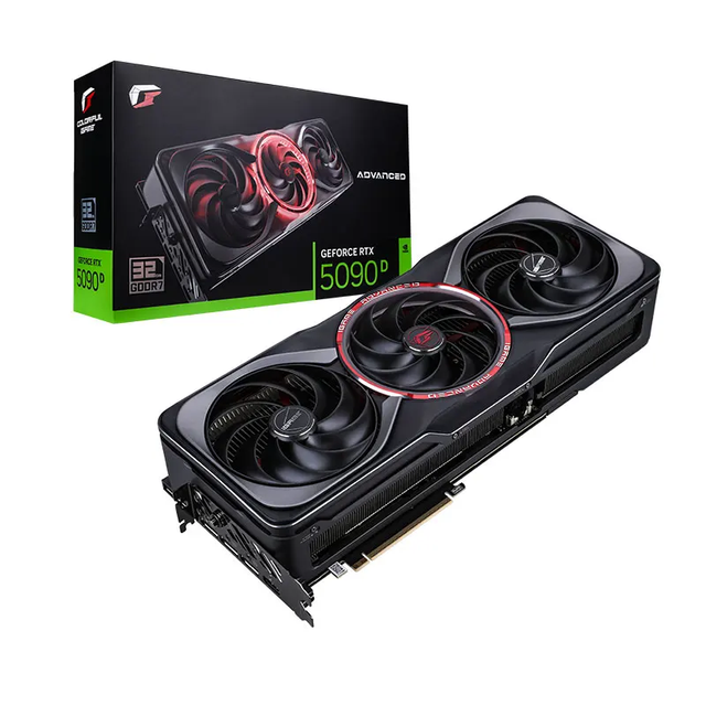 2025 New IGame GeForce RTX 5090 D Advanced OC 32GB PCIE 5.0 GPU for MSI 5090 Colorful Video Card for Desktop AI Computing Fan DP