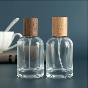 50ml 100ml hình chữ nhật Nước hoa chai thủy tinh gỗ với nắp bằng gỗ vuông chai thủy tinh bao bì gỗ - Product Image 6