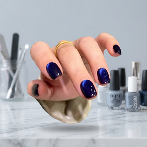 Uñas Postizas de Lujo con Efecto Ojo de Gato y Almendradas - Puntas de Uñas de Gel con Calidad de Salón, Venta al por Mayor, 12 Piezas, Efecto Cromo (Diseño Personalizado) - Product Image 3