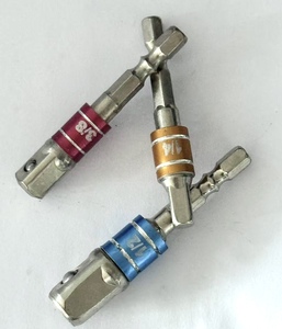 Chrome Kết Thúc 1/2 Inch Thép Tay Áo Adapter Với Lục Giác Xử Lý Khoan Bit Thiết Lập OEM Tùy Chỉnh Ổ Cắm Mở Rộng - Product Image 5