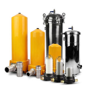 Filtre à sac de précision en acier inoxydable 304 à haut débit pour le traitement des eaux usées industrielles, le refroidissement des puits d'eau diesel et d'essence - Product Image 1