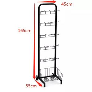 Espositore da appendere con noci di caramelle espositore per <span class=keywords><strong>snack</strong></span> da negozio di alimentari con ganci pavimento in ferro metallico personalizzato durevole metallico - Product Image 2