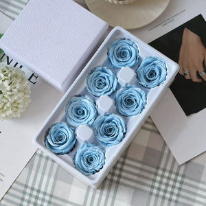 Tête de fleur stabilisée <span class=keywords><strong>éternelle</strong></span>, roses préservées, tête de haute qualité, 4-5 cm, 8 pièces, tête de fleur stabilisée, <span class=keywords><strong>rose</strong></span> préservée dans une <span class=keywords><strong>boîte</strong></span> - Product Image 3