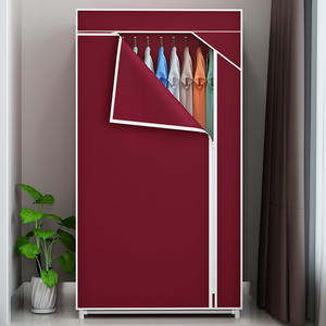 SuoErNuo Foldable Bedroom Wardrobe Folding Cabinet Non-Woven Fabric Cloth Wardrobe
