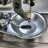 Cylone costura de gran tamaño automático CNC programación cubierta de asiento de coche agujero de cuero perforación máquina de coser Industrial