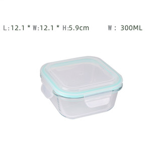 <span class=keywords><strong>Pyrex</strong></span> Semplicemente di un Negozio Di Vetro Quadrato Contenitore Per Alimenti Set/oem di Alta Vetro Borosilicato Bento Box - Product Image 5