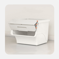 Chine vente grands bacs de rangement avec couvercles boîtes de rangement organisateur conteneurs paniers avec couvercle pour la maison chambre placard bureau