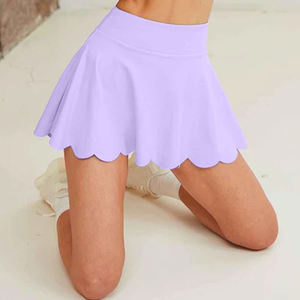 XW-WBQ5045 популярная Высококачественная модная кружевная Спортивная одежда для занятий спортом на открытом воздухе женская юбка для занятий йогой и теннисом - Product Image 2