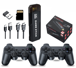 เกม X2แบบย้อนยุคจอ4K HD <span class=keywords><strong>2</strong></span>.4G ตัวควบคุมไร้สายเกมสำหรับครอบครัวคอนโซลวิดีโอเกม - Product Image 1