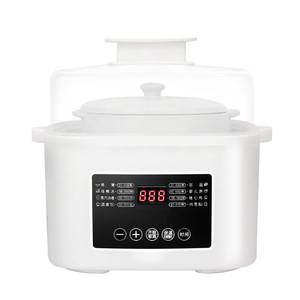 Electric Slow Cooker 2-3L Multi Functional Ceramic Double Boiler For Stewing Soup And Bird's Nest With Reservation Function - Product Image 1