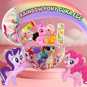 Caja <span class=keywords><strong>Sorpresa</strong></span> <span class=keywords><strong>de</strong></span> 10 cm, My Little Pony, Huevos <span class=keywords><strong>Sorpresa</strong></span>, Nuevo Estilo, Lindos Juguetes <span class=keywords><strong>de</strong></span> Pony Arcoíris, Regalos para Niñas - Product Image 1