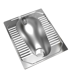 חם מוכר עיצוב מודרני נירוסטה squating pan קל נקי wc כלי סניטריים עבור חדר אמבטיה - Product Image 1