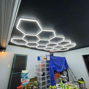 Lampes de garage DIY, barre lumineuse LED hexagonale pour studio, <span class=keywords><strong>atelier</strong></span>, salle de sport, bureau, mur, garage, lampes de travail, tube lumineux néon - Product Image 2