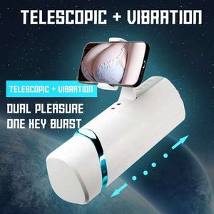 男性用に特別に設計された男性用テレスコピックトレーナーカップ振動飛行機航空機タイプビデオ機能 - Product Image 4