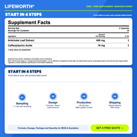 Kapsul Daun Artichoke LIFEWORTH 600mg Ekstrak Terstandardisasi untuk Mendukung Kesehatan Pencernaan