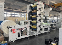 Machine d'impression d'étiquettes autocollantes en rouleau flexographique en aluminium avec UV IR, fabrication chinoise