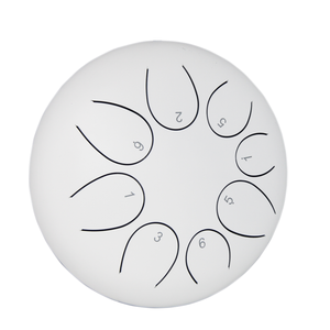 Tamburo a Lingua d'Acciaio Sicuro con Bordi Arrotondati, 8 Pollici, 8 Note, 5 Accordi, per l'Educazione Musicale Precoce dei Bambini - Product Image 1