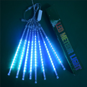 <strong>Waterproof</strong> 50cm 8pcs/set Tube Holiday Meteor Shower Rain LED String <strong>Lights</strong> for Indoor <strong>Outdoor</strong> Garden Wedding Party Decor Tree